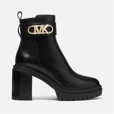 michael kors boits short|Michael Kors leather platform boots.